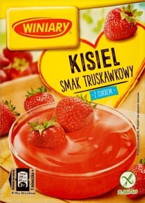Winiary - Kisiel truskawkowy z cukrem - 77 g