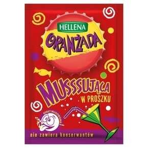 Hellena - Oranżada musssująca w proszku czerwona - 18 g