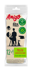 Amigo - Noże drewniane - szt. (12 sztuk)