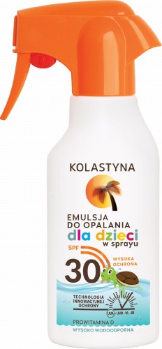 Kolastyna - Emulsja do opalania dla dzieci w sprayu SPF 30 - 200 ml
