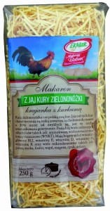 EkMak - Makaron z jaj kury zielononóżki krajanka z kurkumą - 250 g