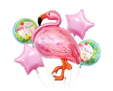 Zestaw balonów flaming - szt. (5 sztuk)