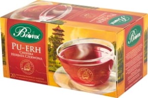 Bifix Pu-Erh Herbata chińska czerwona ekspresowa - 40 g (20 torebek)