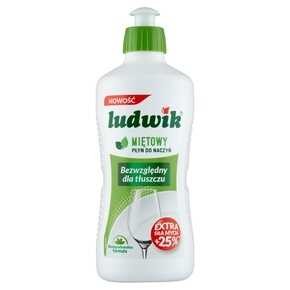 Ludwik - Płyn do mycia naczyń mięta - 450 g