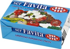 Mlekovita Favita Ser sałatkowo-kanapkowy tłusty - 270 g
