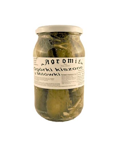Agromil Milówka Ogórki kiszone - 900 ml