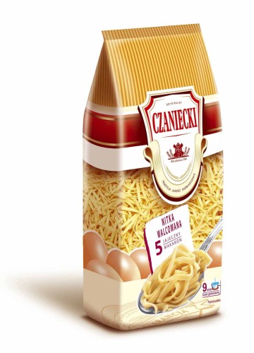 Czaniecki - Makaron 5 jajeczny NItka walcowana - 500 g