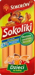 Sokoliki - Parówki drobiowo-cielęce - 140 g