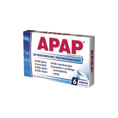 Apap 6 tabletek - szt.