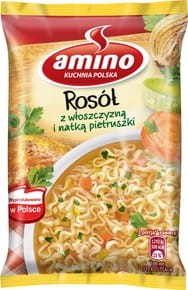 Amino - Zupa błyskawiczna rosół z włoszczyzną i natką pietruszki - 59 g