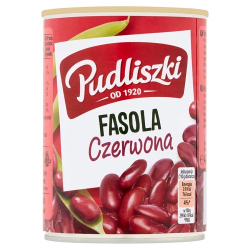 Pudliszki - Fasola czerwona - 400 g