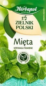 Herbapol Zielnik Polski Herbatka ziołowa Mięta - 40 g (20 torebek)