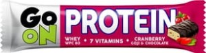Sante Go On Baton proteinowy z żurawiną i jagodami goji w czekoladzie deserowej - 50 g