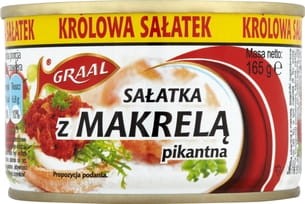 GRAAL - Sałatka z makrelą pikantna - 165 g