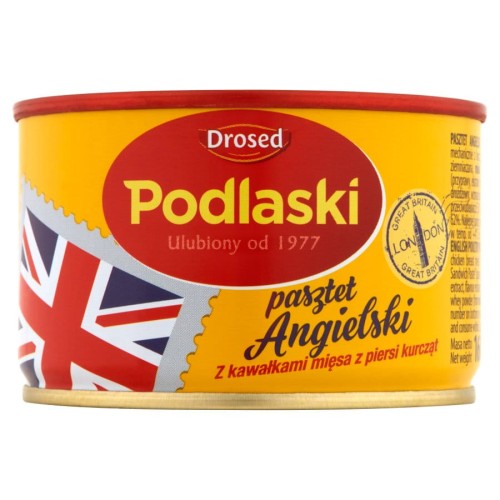 Drosed Podlaski Pasztet Angielski z kawałkami mięsa z piersi kurcząt - 155 g