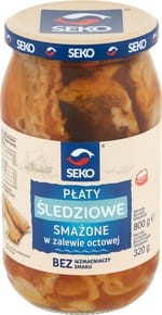 Seko - Płaty śledziowe smażone w zalewie octowej - 800 g