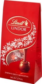 Lindt Lindor Praliny z czekolady mlecznej - 100 g