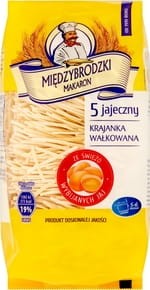 Międzybrodzki - Makaron 5 jajeczny krajanka wałkowana - 250 g