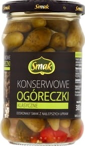 Smak - Ogóreczki konserwowe klasyczne - 300 g