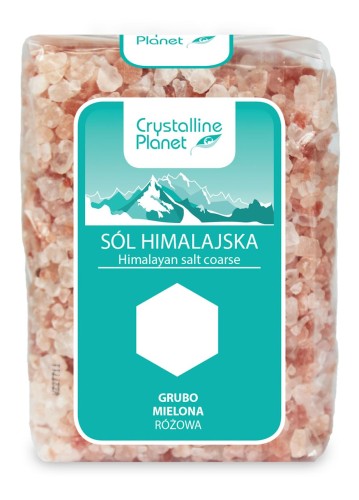 Crystalline Planet - Sól himalajska różowa grubo mielona - 600 g