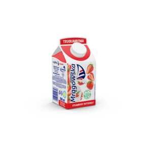 Mlekpol Mrągowska Maślanka truskawkowa - 500 ml