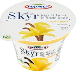 Piątnica Skyr Jogurt typu islandzkiego waniliowy - 150 g