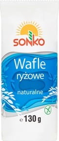 Sonko - Wafle ryżowe naturalne - 130 g