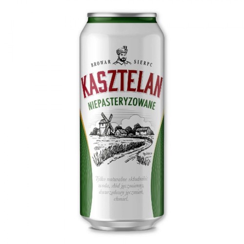 Kasztelan - Piwo Niepasteryzowane 5% - 500 ml
