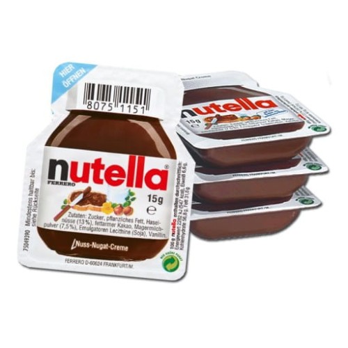 Nutella - Krem do smarowania z orzechami laskowymi i kakao - 15 g