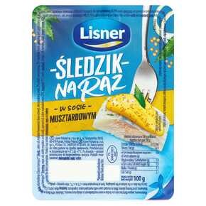 Lisner - Śledzik na raz w sosie musztardowym - 100 g