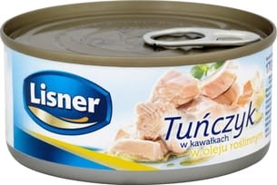 Lisner - Tuńczyk w kawałkach w oleju roślinnym - 170 g