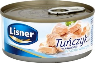 Lisner - Tuńczyk w kawałkach w sosie własnym - 170 g