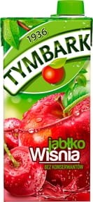 Tymbark Napój jabłko wiśnia - 1 l