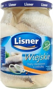 Lisner Filety śledziowe wiejskie z cebulką - 600 g
