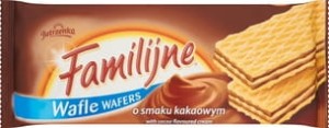 Jutrzenka - Familijne Wafle o smaku kakaowym - 180 g