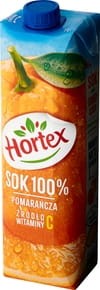 Hortex - Sok 100% pomarańczowy - 1 l