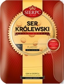 Sierpc - Ser królewski w plastrach - 135 g