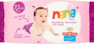 Dobry Wybór - Chusteczki nawilżane Nana - szt (72 sztuki)