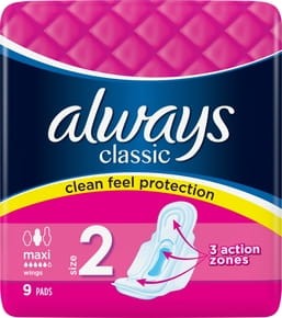 Always Classic Long Podpaski higieniczne - 9 sztuk