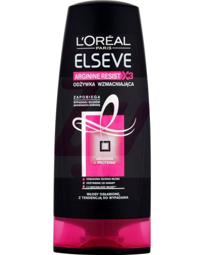 L'Oreal Paris Elseve Arginine Resist X3 Wzmacniająca odżywka do włosów - 200 ml