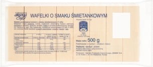 Skawa Wafelki o smaku śmietankowym - 500 g