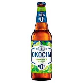 Okocim - Piwo bezalkoholowe Limonka z miętą - 500 ml