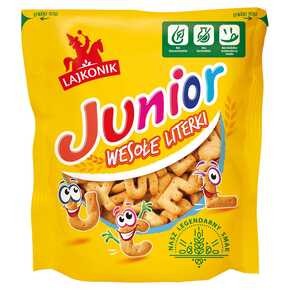 Lajkonik Junior - Krakersy solone Wesołe Literki - 120 g
