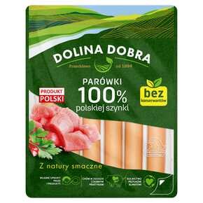 Dolina Dobra - Parówki 100% polskiej szynki - 200 g