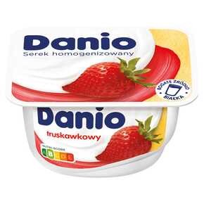 Danio - Serek homogenizowany truskawkowy - 130 g