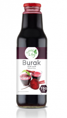 Natural Life - Sok 100% Burak - 750 ml