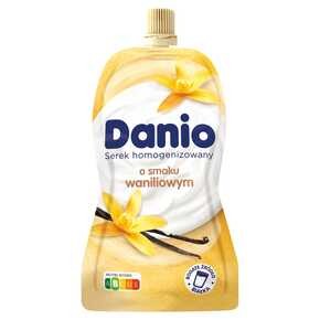 Danio - Serek homogenizowany o smaku waniliowym w saszetce - 120 g