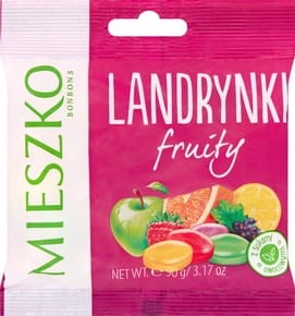 Mieszko - Landrynki o smaku owocowym - 90 g