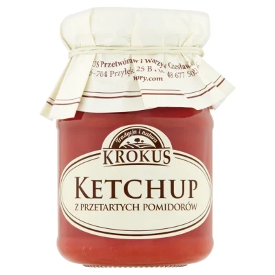 Krakus - Ketchup z przetartych pomidorów - 180 g