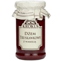 Krokus - Dżem truskawkowy z wanilią bezglutenowy - 235 g